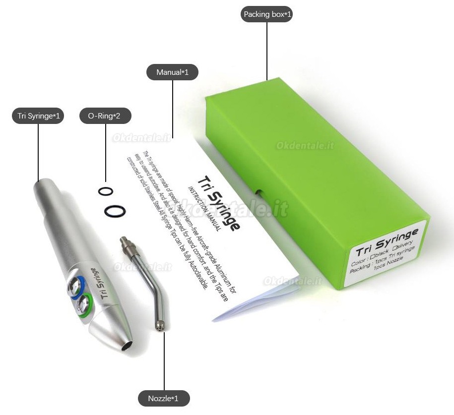 Siringhe aria/acqua dentale